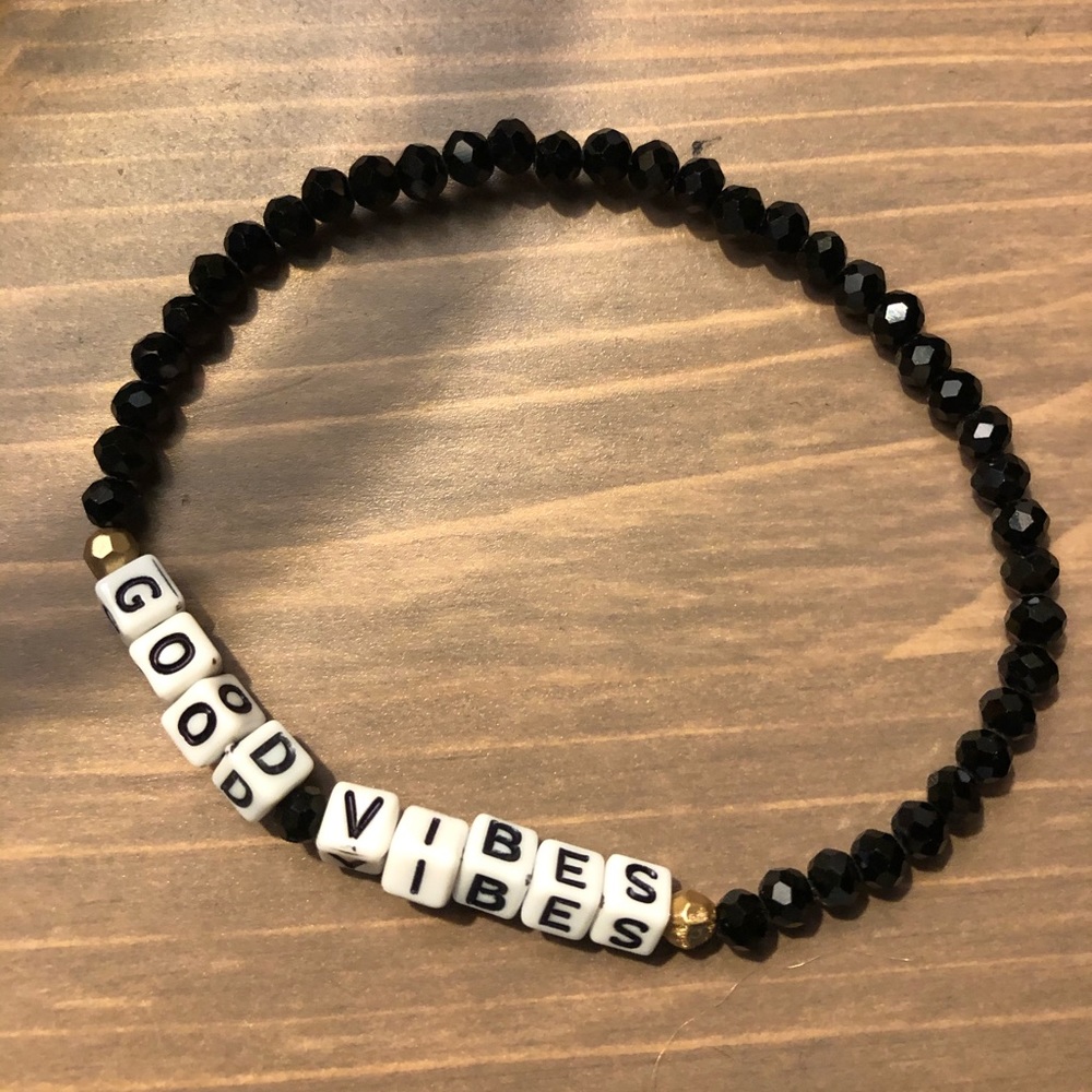 Brand New Good Vibes Bracelet 🖤